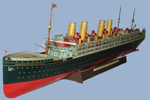 Plans of Card & Paper Power Civil Ship Models