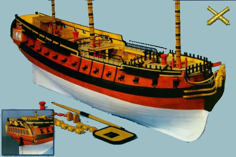 Plans of Card & Paper Tall Ship Models