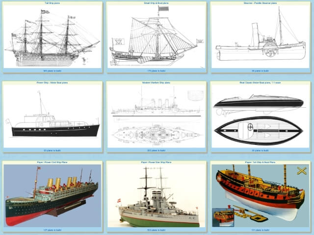 Free Ship Model Plans & Drawings