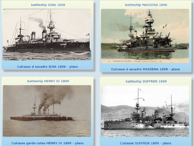 Navy plans - FRANCE - 140 plans 