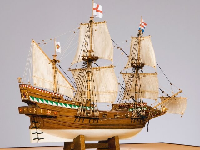 Golden Hind, model ship
