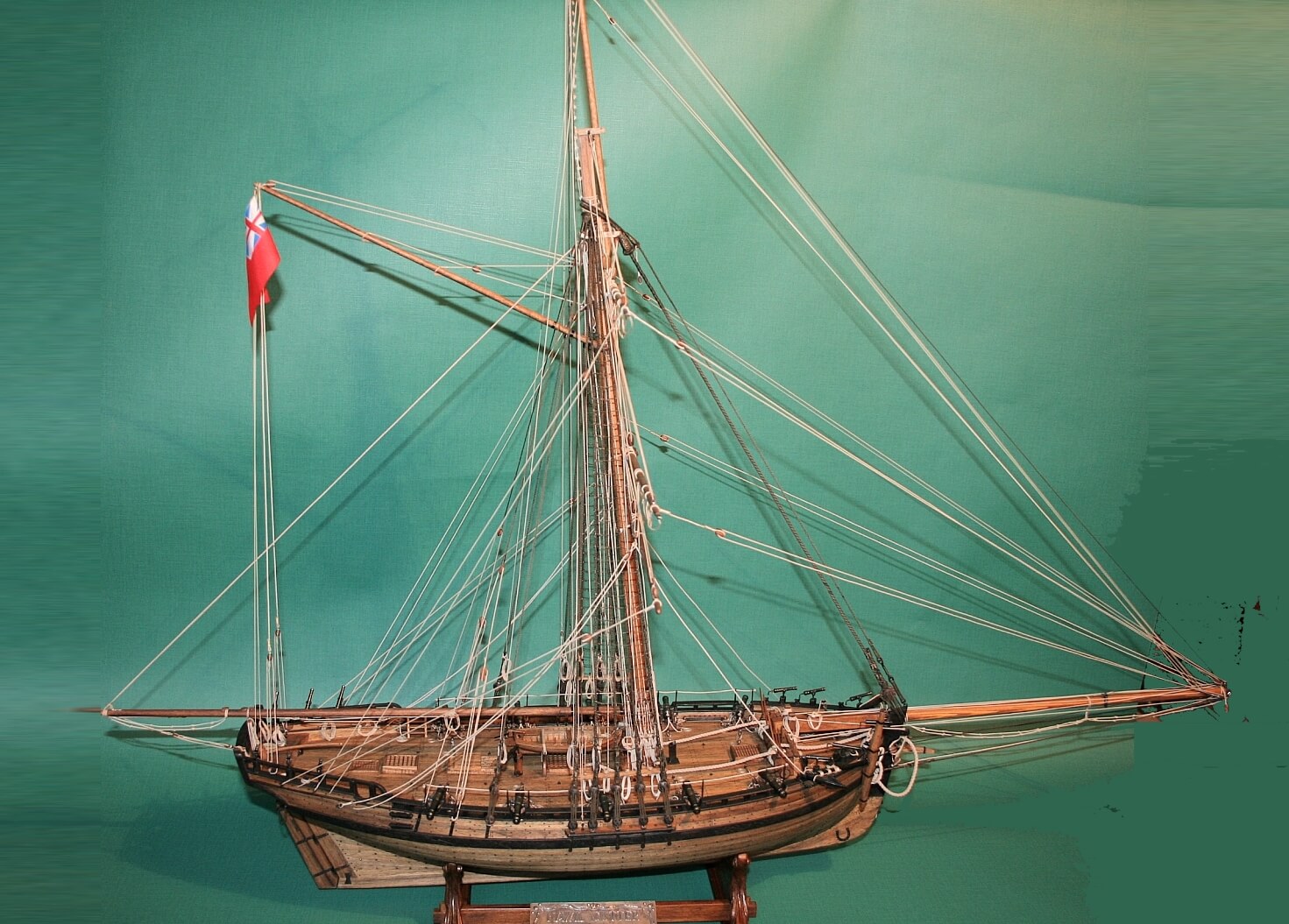 Naval cutter 1777, model ship